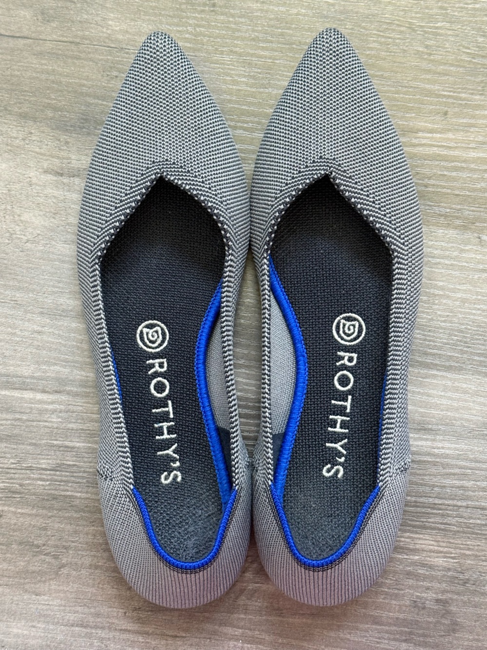 ROTHY’S The Point in Grey Women’s Size 8.5